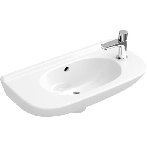 Lavabo sospeso - O.NOVO : 536150 - Villeroy & Boch - in porcellana / ovale / contemporaneo