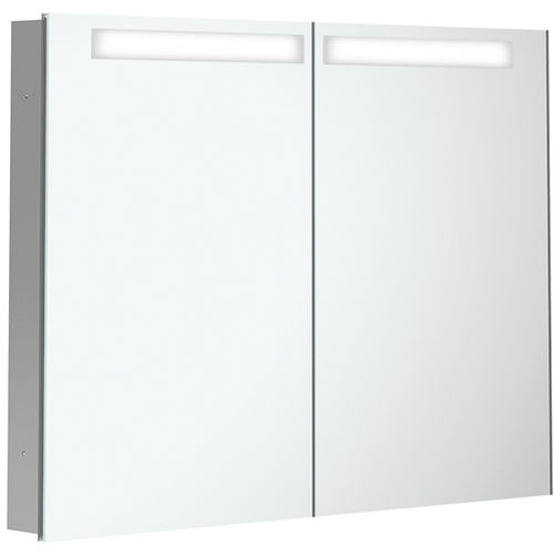 Mobile pensile per bagno con specchio con illuminazione integrata - MY VIEW IN : A43510 - Villeroy & Boch - contemporanea / per uso residenziale / in vetro