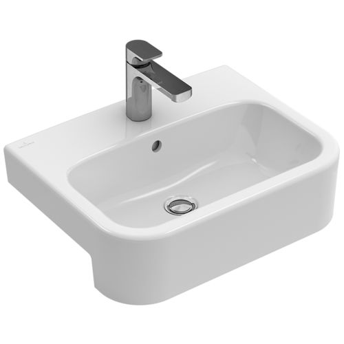 Lavabo da semincasso - ARCHITECTURA: 419055 - Villeroy & Boch - in ceramica / rettangolare / contemporaneo