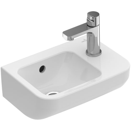 Lavabo sospeso - ARCHITECTURA : 437336 - Villeroy & Boch - in ceramica / con miscelatore / rettangolare