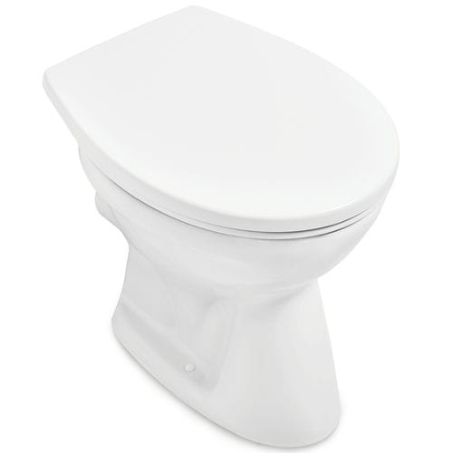 WC da appoggio - O.NOVO: 7618R0 - Villeroy & Boch - in ceramica / contract