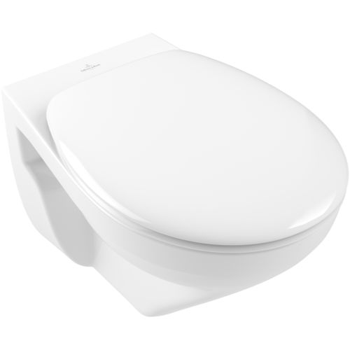 WC sospeso - O.NOVO: 7682R0 - Villeroy & Boch - in ceramica / contract / senza brida