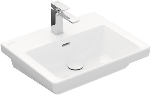 Lavabo sospeso - SUBWAY 3.0: 4A7056 - Villeroy & Boch - in ceramica / rettangolare / contemporaneo