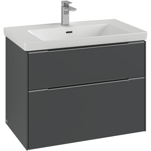 Mobile lavabo sospeso - SUBWAY 3.0: C574L1 - Villeroy & Boch - in legno / contemporaneo / con cassetti