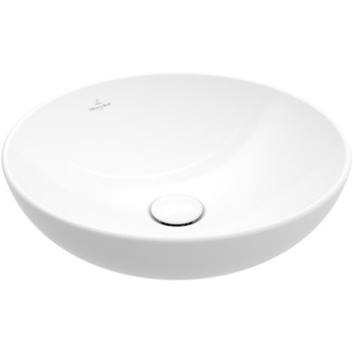 Lavabo da incasso - LOOP & FRIENDS: 4A450001 - Villeroy & Boch - in ceramica / ovale / senza foro