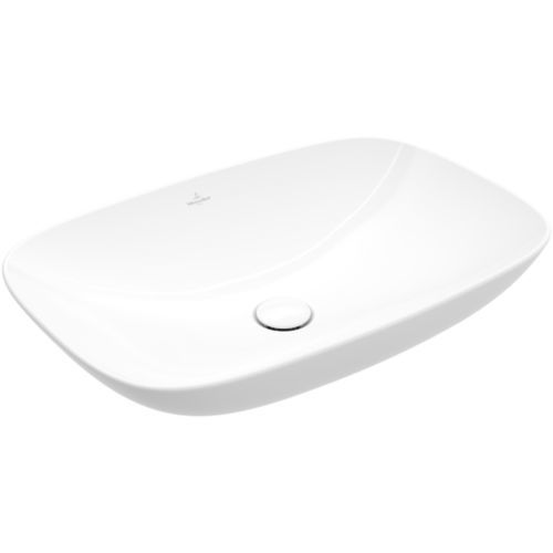 Lavabo integrato - LOOP & FRIENDS: 4A490001 - Villeroy & Boch - in ceramica / ovale / senza foro