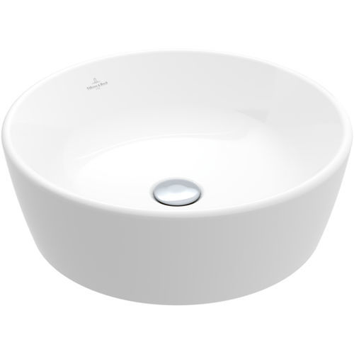 Lavabo integrato - ARCHITECTURA: 5A254501 - Villeroy & Boch - in ceramica / rotondo / senza foro