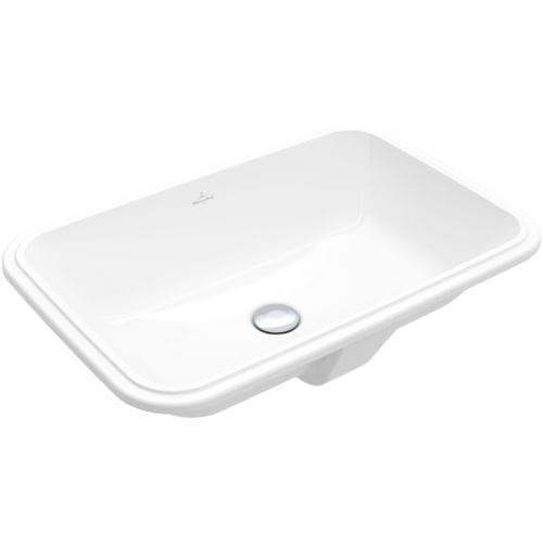 Lavabo sottopiano - ARCHITECTURA: 5A7760 - Villeroy & Boch - in ceramica / quadrato / senza foro
