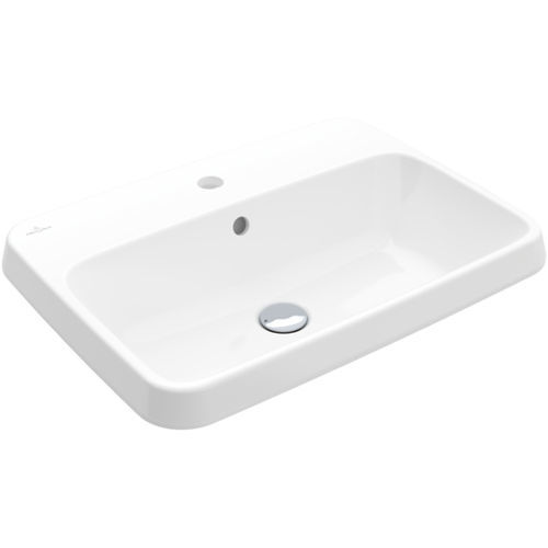 Lavabo da incasso - ARCHITECTURA : 5A6760 - Villeroy & Boch - in ceramica / quadrato / 1 foro