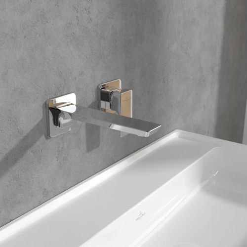 Miscelatore per lavabo - SUBWAY : TVW112007000XX - Villeroy & Boch - da parete / in ottone / da bagno