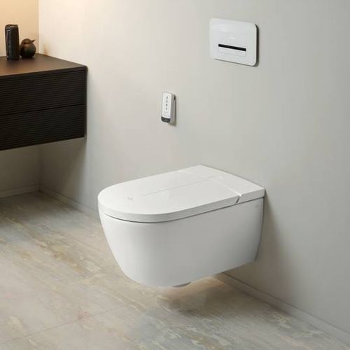 WC con doccetta integrata - VICLEAN-I200 : V0E200XX - Villeroy & Boch - sospeso / in ceramica / per uso residenziale