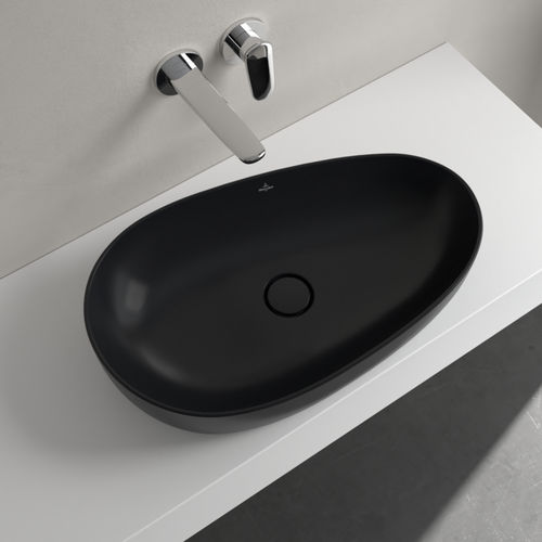 Lavabo da appoggio - ANTAO : 4A7465XX - Villeroy & Boch - in ceramica / lucido / organico