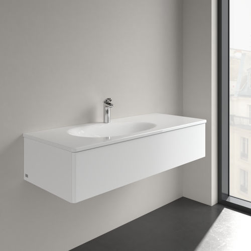Lavabo sospeso - ANTAO : 4A77 L2 XX - Villeroy & Boch - in ceramica / lucido / rettangolare