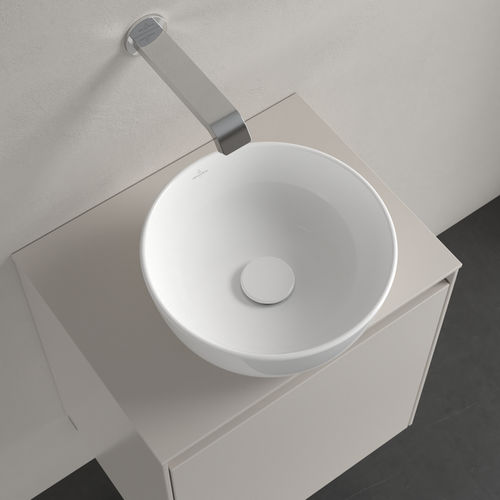 Lavabo da appoggio - ARTIS : 43892 - Villeroy & Boch - in ceramica / singolo / rotondo