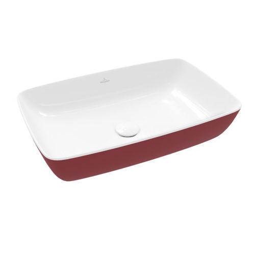 Lavabo da appoggio - ARTIS : 417258 - Villeroy & Boch - in ceramica / rettangolare / senza foro