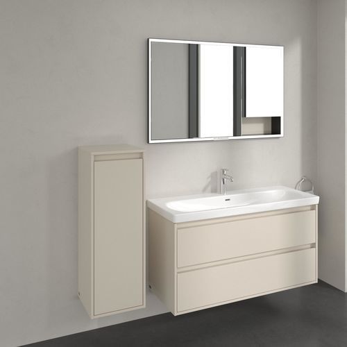 Mobile contenitore da parete - C80200 series - Villeroy & Boch - contemporaneo / per stanza da bagno / grigio