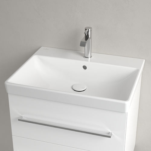 Lavabo da incasso - 415860RW - Villeroy & Boch - in ceramica / rettangolare / 1 foro
