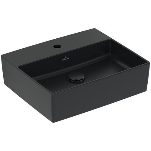 Lavabo da appoggio - A0751S0 - Villeroy & Boch - in ceramica / rettangolare / 1 foro