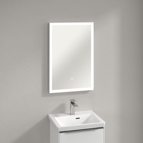 Mobile pensile per bagno con specchio con illuminazione integrata - A4635000 - Villeroy & Boch - contemporanea / per uso residenziale / contract