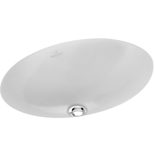 Lavabo da incasso - LOOP &amp; FRIENDS:  616130 - Villeroy & Boch - in porcellana / ovale / contemporaneo