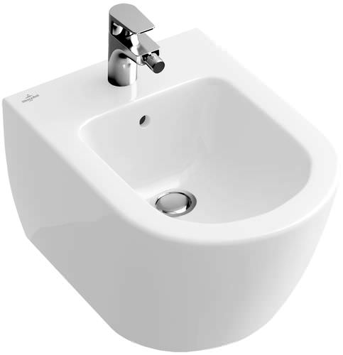Bidet sospeso - SUBWAY 2.0: 540000 - Villeroy & Boch - in porcellana
