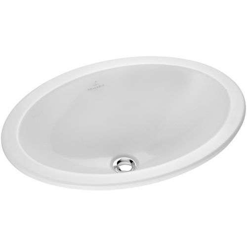 Lavabo da incasso - LOOP &amp; FRIENDS: 615520 - Villeroy & Boch - in porcellana / ovale / contemporaneo