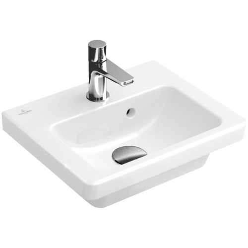 Lavabo sospeso - SUBWAY 2.0: 731737   - Villeroy & Boch - in porcellana / per bambini / rettangolare