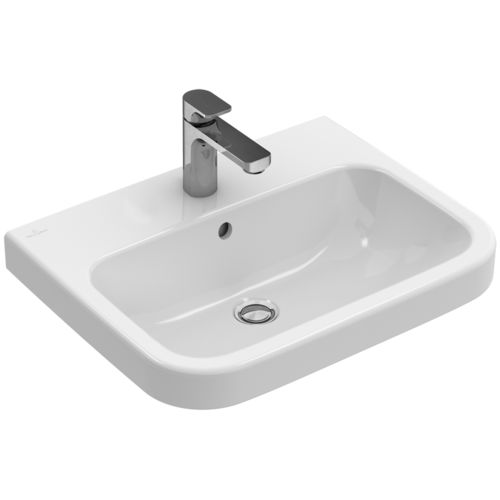 Lavabo sospeso - ARCHITECTURA : 418855/418860/418865 - Villeroy & Boch - in porcellana / rettangolare / contemporaneo
