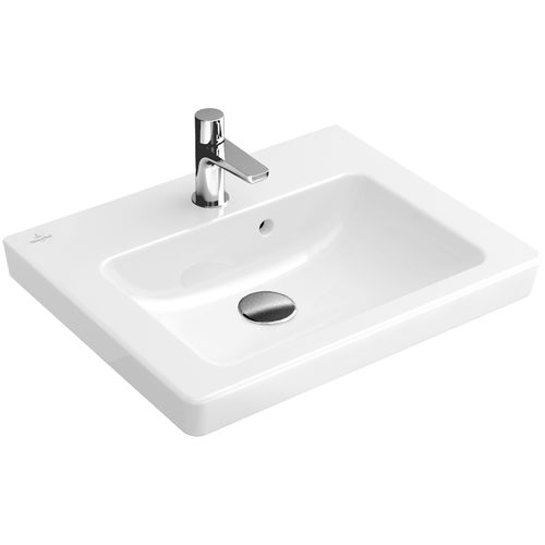 Lavabo sospeso - SUBWAY 2.0: 73155G - Villeroy & Boch - in porcellana / per bambini / rettangolare