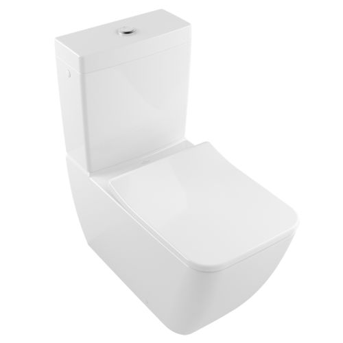 WC da appoggio - VENTICELLO : 4612R0 - Villeroy & Boch - in porcellana / senza brida / moderno