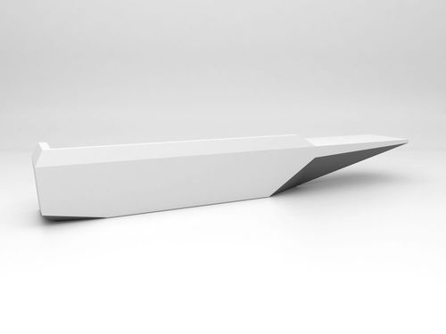 Banco reception modulare - FOLD 5 - ISOMI - in Solid Surface