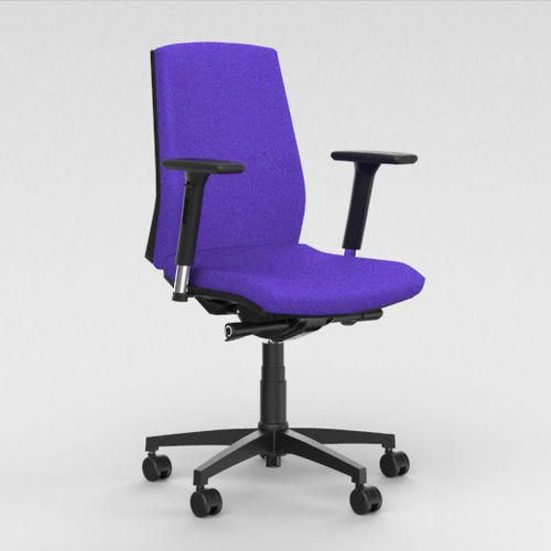 Sedia da ufficio contemporanea - KLASS - Mobel Línea - da interno / in tessuto / imbottita