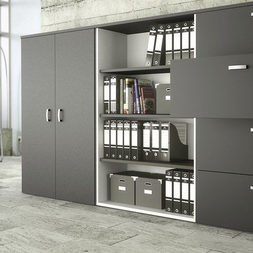 Armadio classificatore basso - OH-SYSTEMS - Mobel Línea - alto / in legno / con sportello battente