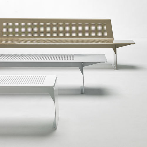 Panca contemporanea - PLANE - Mobboli - in legno / in metallo / in espanso