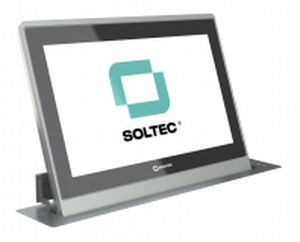 Touch screen per tavolo da conferenza - SRET173G-10 - SOLTEC S.L. - da bancone / a motore / retrattile