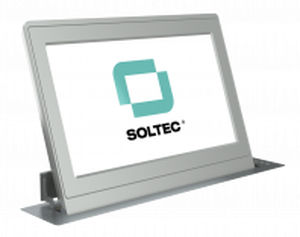 Touch screen per tavolo da conferenza - SRET156A-10 - SOLTEC S.L. - da bancone / a motore / retrattile