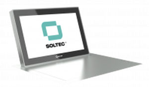 Touch screen per tavolo da conferenza - SFOL173G-10 - SOLTEC S.L. - da bancone / a motore / ribaltabile