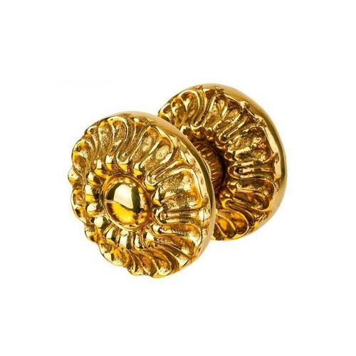 Pomello per porta classico - Marguerite - DCG PICARDIE - in ottone / satinato / levigato