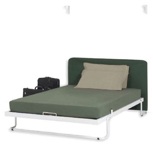 Letto singolo - TAK - smqrt beds - contemporaneo / con testiera / in tessuto
