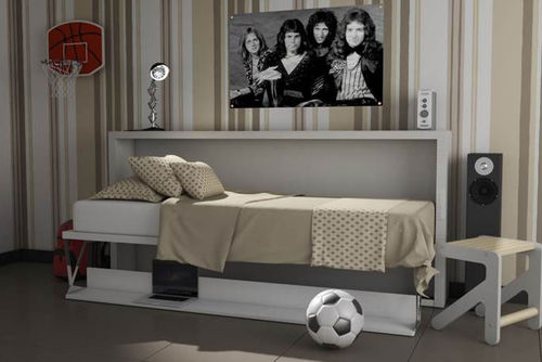 Letto a scomparsa - JOKER - smqrt beds - singolo / contemporaneo / in tessuto