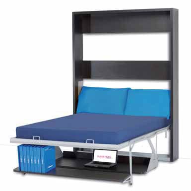 Letto a scomparsa - HARRY - smqrt beds - singolo / contemporaneo / con ripiano