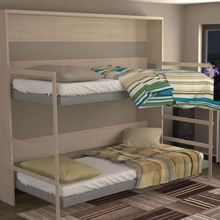 Letto a castello - NATHAN - smqrt beds - a scomparsa / singolo / contemporaneo