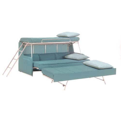 Divano letto - MR. HIDE - smqrt beds - contemporaneo / in tessuto / con braccioli