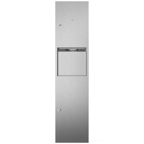 Distributore di salviette da incasso - T500 - Duten - in acciaio inossidabile / con cestino