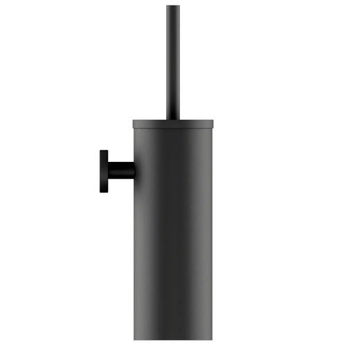 Scopino per WC in acciaio inossidabile - A850-N - Duten - da parete / nero