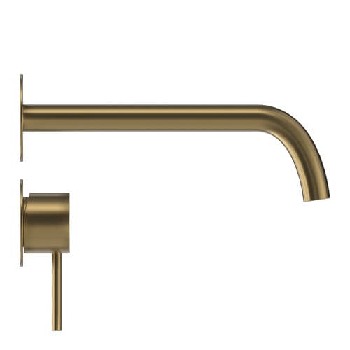 Miscelatore per lavabo - R377-L - Duten - per lavamani / da parete / da incasso