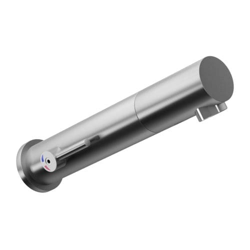 Miscelatore per lavabo - R381 - Duten - da parete / elettronico / in acciaio inossidabile