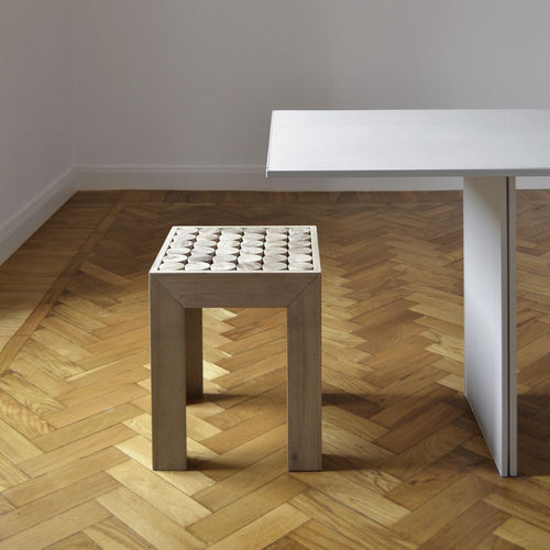 Sgabello contemporaneo - Sofia  - mg12 - in legno / 100% riciclabile