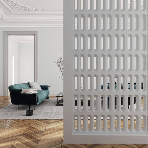 Schermatura in gesso - Caterina - mg12 - da interno / residenziale / modulare