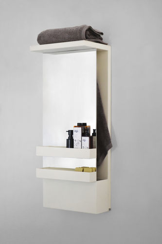 Scaldasalviette elettrico - SHELF - mg12 - contemporaneo / in alluminio / a specchio